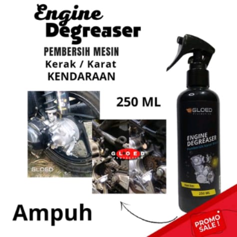 Pembersih Kerak Karat pada Mesin Motor dan Mobil gloed engine